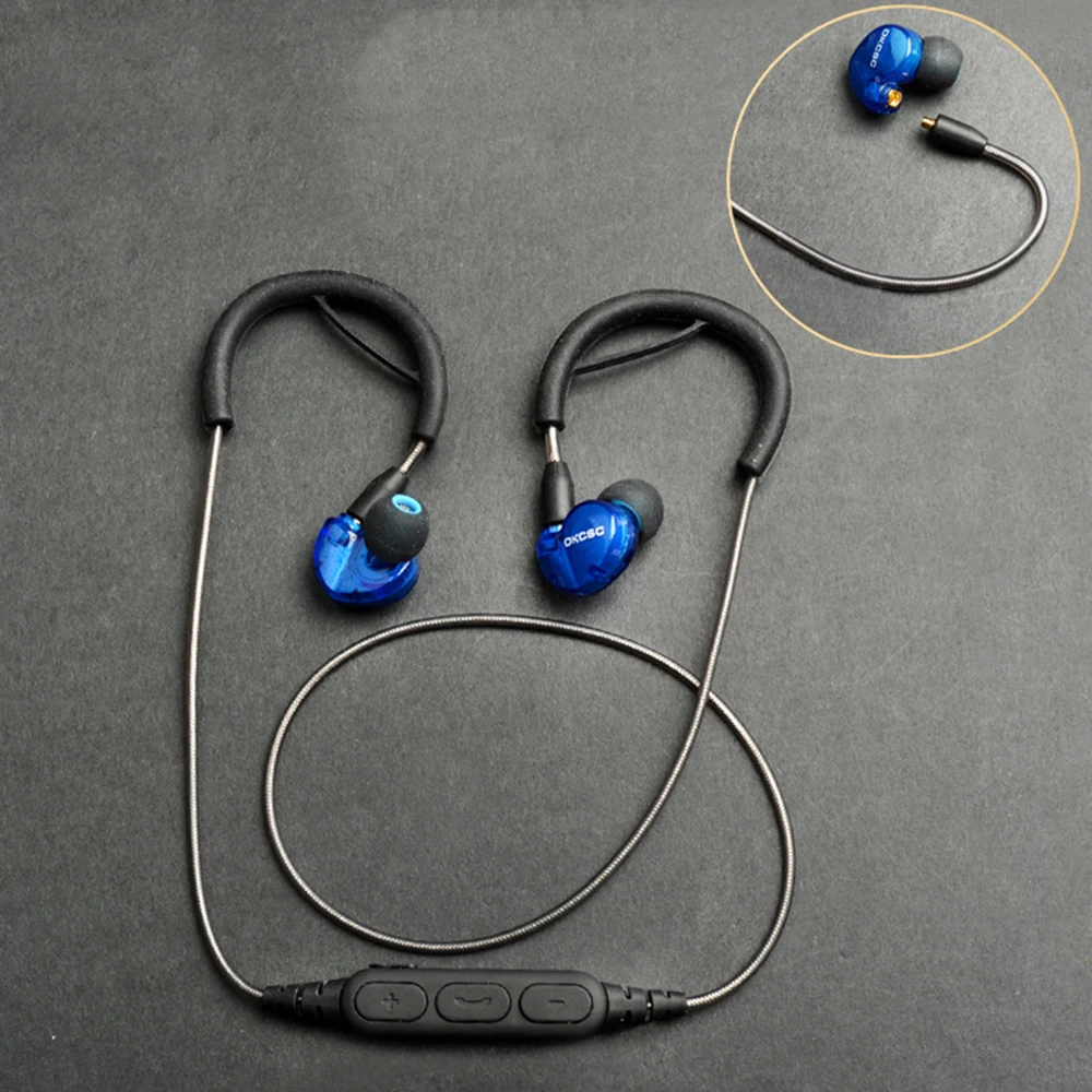  OKCSC DD4 Wireless Bluetooth 5.0 MMCX/IE80 Connector 2Pin 0.78mm Headphone Cable Replacement Audio 