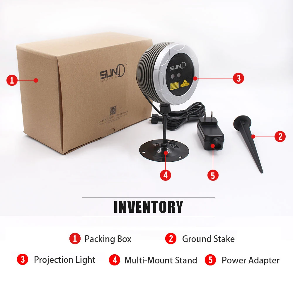 OBG-L111RG 9 landscape laser light