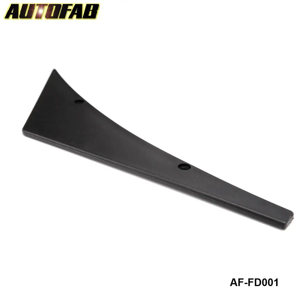 4x Universal Paintable Front Bumper Lip Canard Splitters Fins Universal Valence Chin AF-FD001