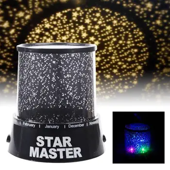 

Romantic Round LED Starry Sky Projection Lamp New Strange Creative Starry Sleeping Atmosphere Night Light Kids Gift Night Light