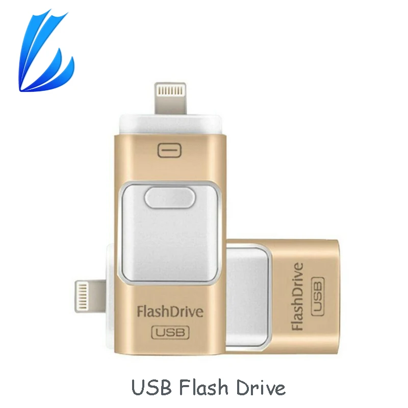 

LL TRADER OTG USB Flash Drive Pen Drive 64 32GB For iPhone iPad IOS Android Mac Devices i-Flash Drive Mini USB Memory U Stick