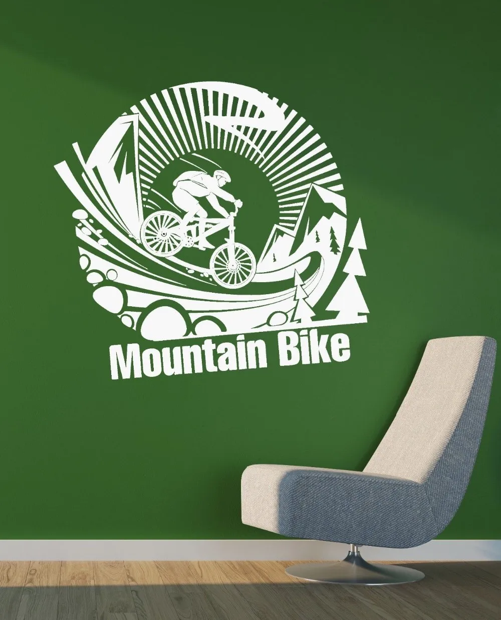 Creative Mountain Bike Wall Stickers Quotes Bicycle Wall Decal