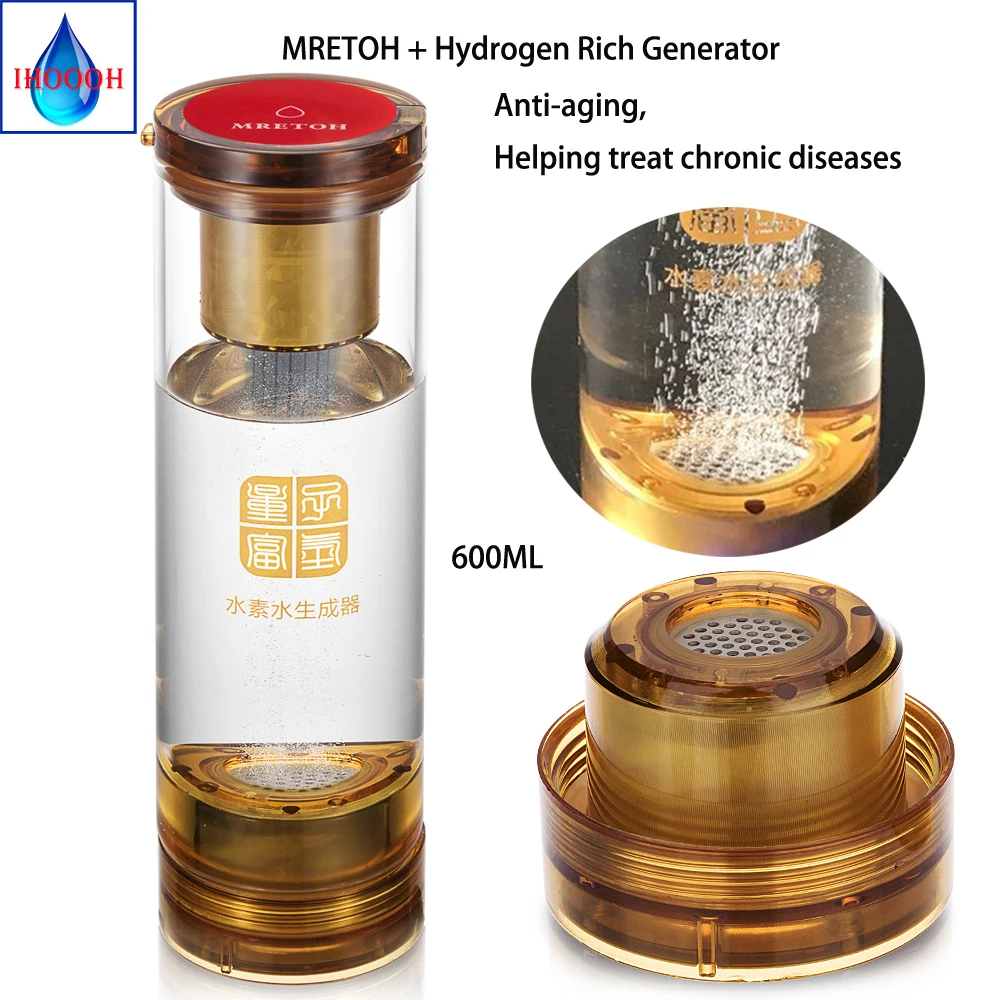 

Electrolysis Hydrogen and oxygen separation H2 water cup and MRETOH 7.8Hertz water Hydrogen generator bottle factory Outlet