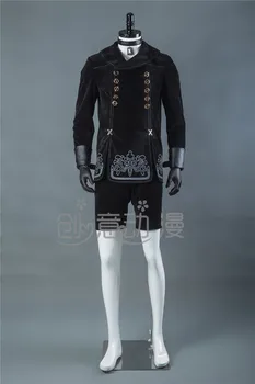 

Free shipping Japanese Hot Game NieR:Automata cosplay 9S cos Clothing full set Tops+pants+bags+gloves+collars