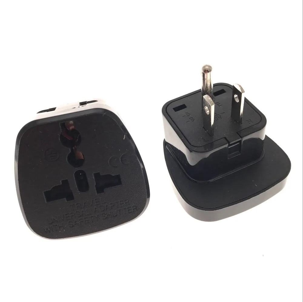 Universal Eu Uk Au To Us Usa Canada Ac Travel Power Plug Adapter