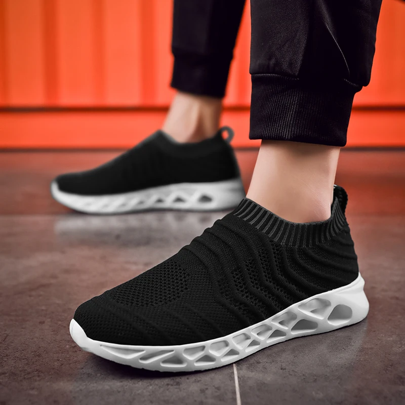 Plus Size 14 Mens Mesh Breathable Shoes Summer Male Slip on Casual ...