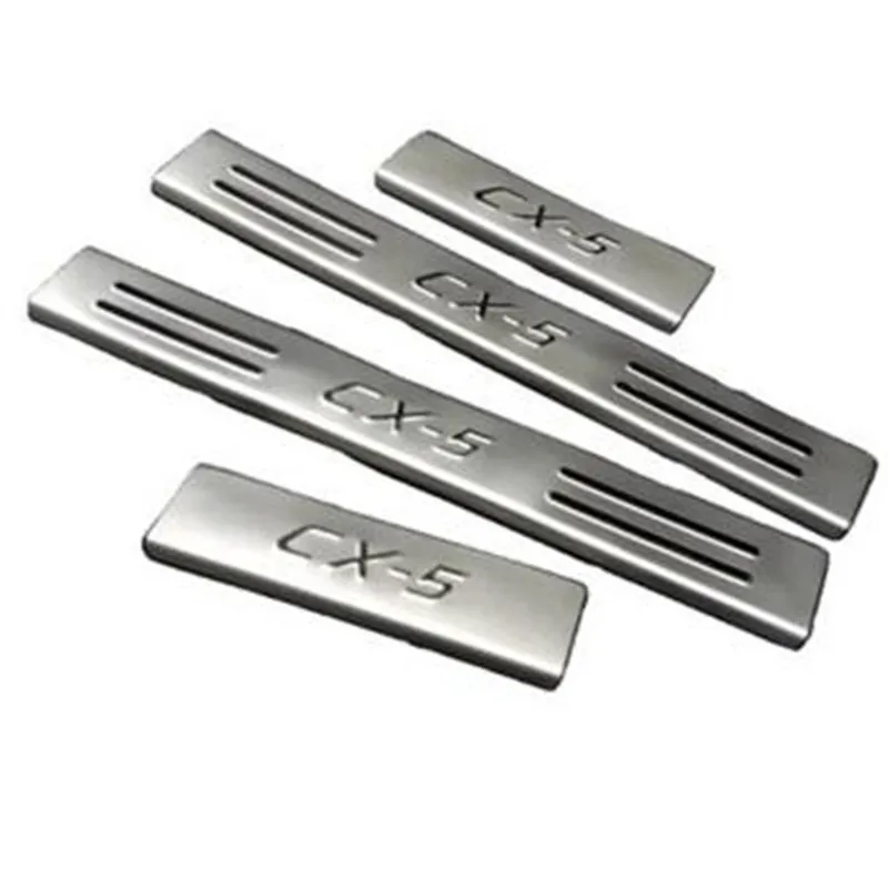 car styling 4pcs stainless steel Door Sill Scuff Plate