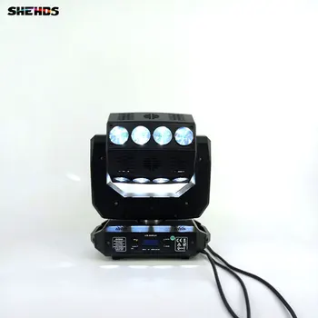

Mini Mirage LED Beam 16x12W RGBW Stage Effect Lighting Led Moving Head Beam Infinite Rotation For Stage TV Studio Church Party