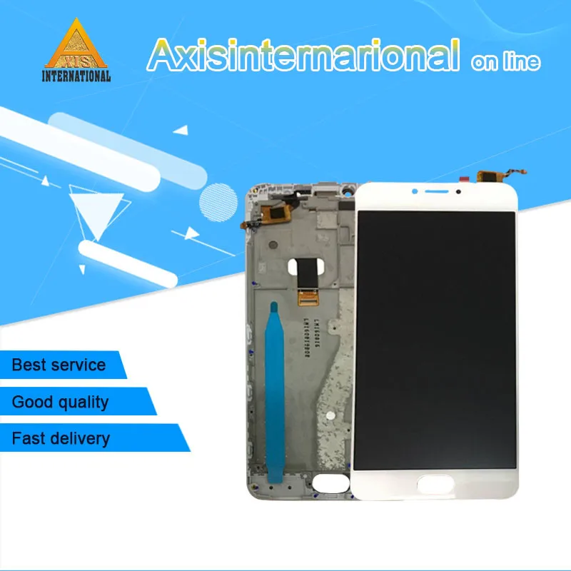 Скидка Axisinternational протестированный ЖК дисплей + сенсорный дигитайзер с рамкой для Meizu m3 note L681H L версия для L681H ЖК дисплей