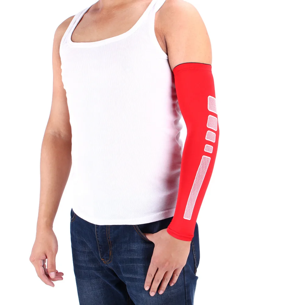 1 Pcs Man Sports Basketball Arm Sleeve Cycling Compression Arm Warmers