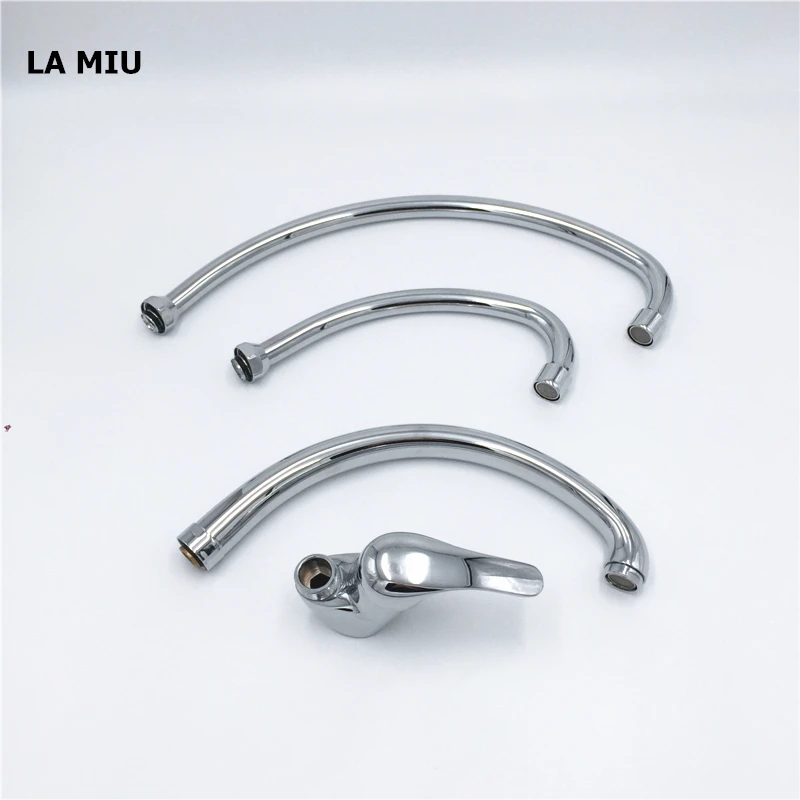 

LA MIU Free Shipping Kitchen Faucet Single Handle Mixer Cold and Hot Kitchen Tap 360 Rotation Grifo PG 3113U/T/KT