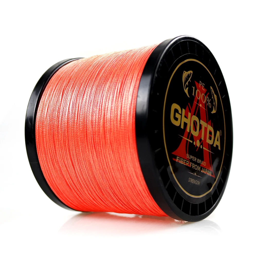 GHOTDA Lake Sea Fishing 1000m Braided 8 Strands Fishing Line 22 31 39 43 52 61 78LB PE Multifilament Fishing Line