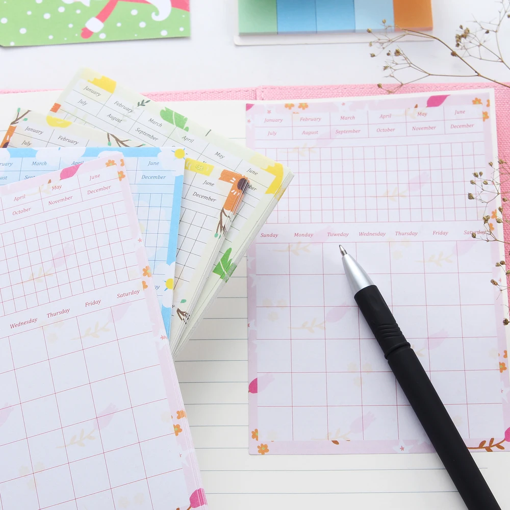Buy Cute flower personal time organizer planner memo