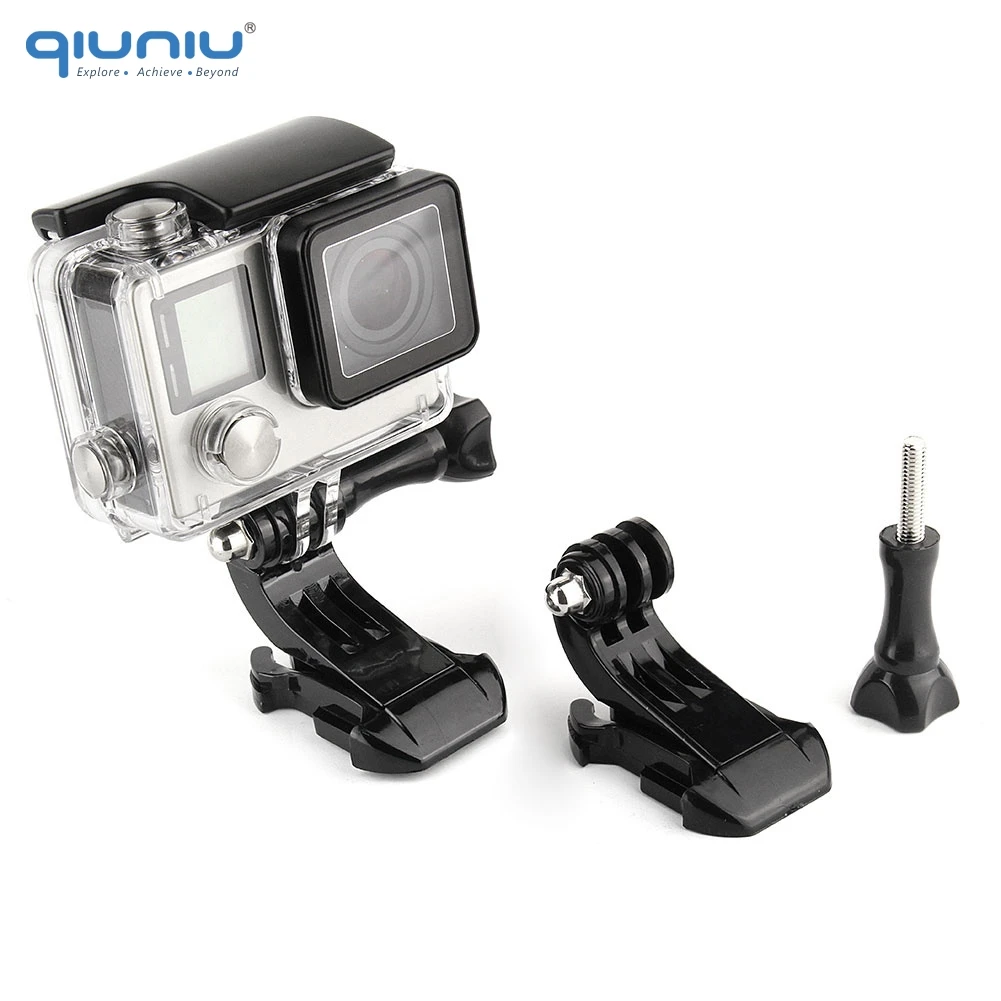 Qiuniu для GoPro аксессуары j-крюк быстросъемные j-крюк Пряжка крепление адаптер для экшн-камеры GoPro Hero 6/5/4/3+/3/2 для спортивной экшн-камеры Xiaomi Yi SJCAM