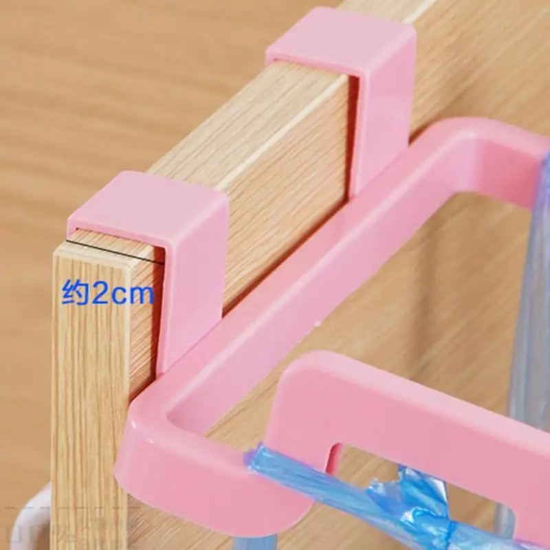 Kitchen Organizer Home Cupboard Door Rack Plastic Kitchen Garbage Bags Holder Storage Shelf Kitchen Accessories Hanger Hook - Image 4
