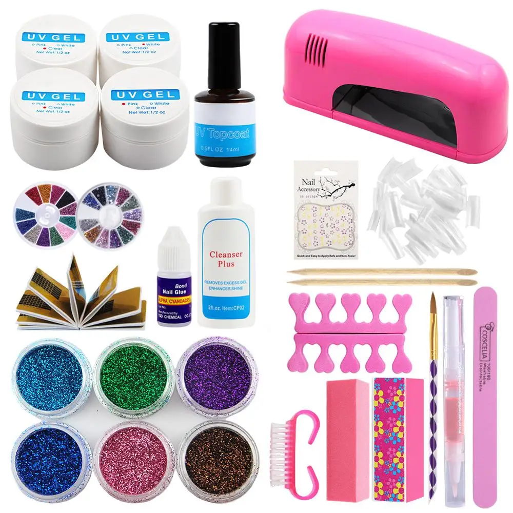 Buy Nail Art Pro Manicure Kit UV Gel Manicure Set Nail