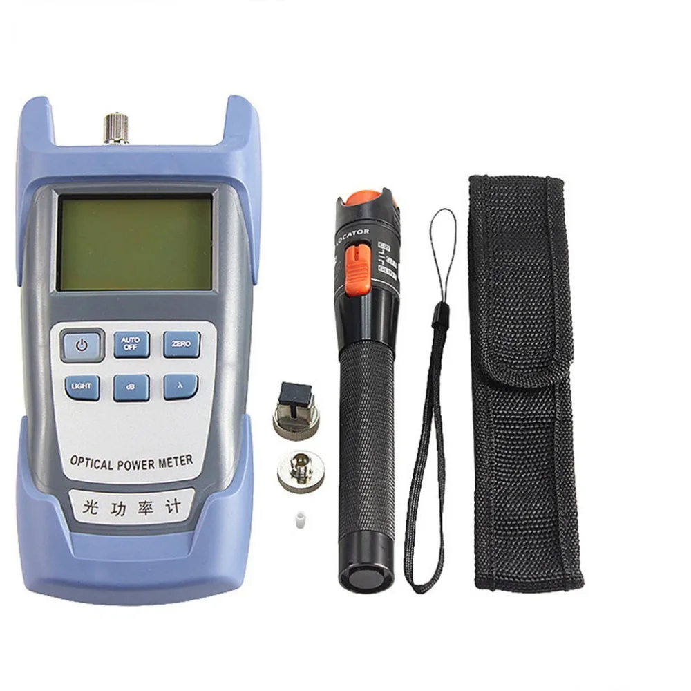 

10mW Tool Fault Locator Fiber Optic Stripper Kit with SKL-6C Fiber Cleaver Optical Power Meter Visual