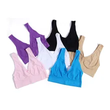 3 шт./компл. женский сексуальный однослойный бесшовный Удобный спортивный бюстгальтер корректирующий бюстгальтер для фитнеса беспроводной бюстгальтер 3 цвета Размер s-xxl