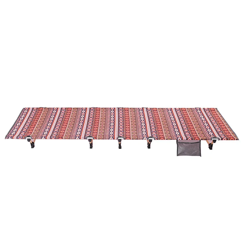  Portable rollaway beds outdoor camping beds aluminum alloy single companion bed lunch bed beach cam