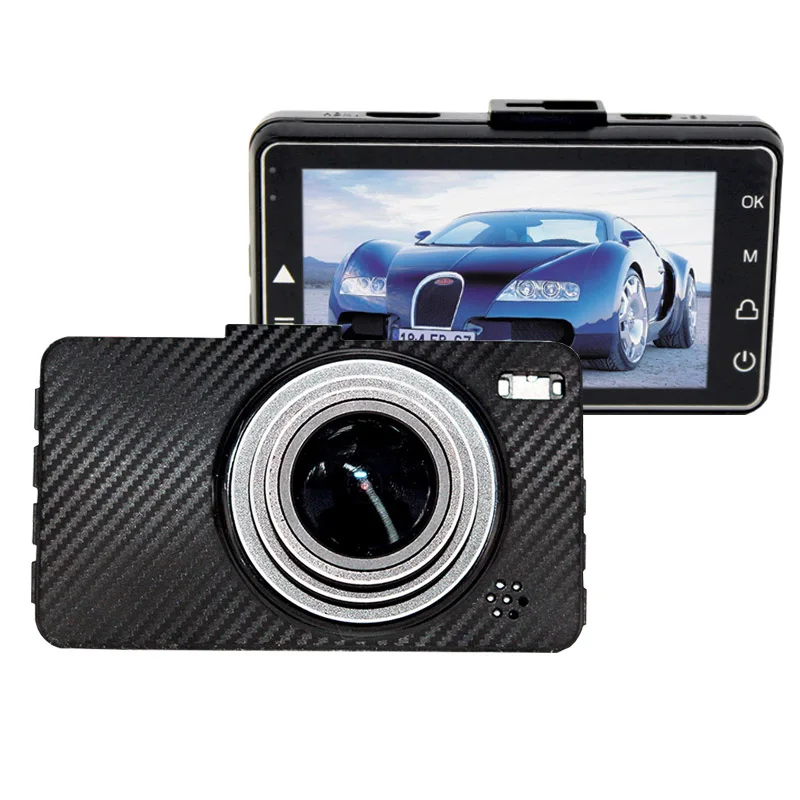 TOSPRA 3-дюймовая Автомобильная DVR камера Dashcam циклический рекордер Full HD видео