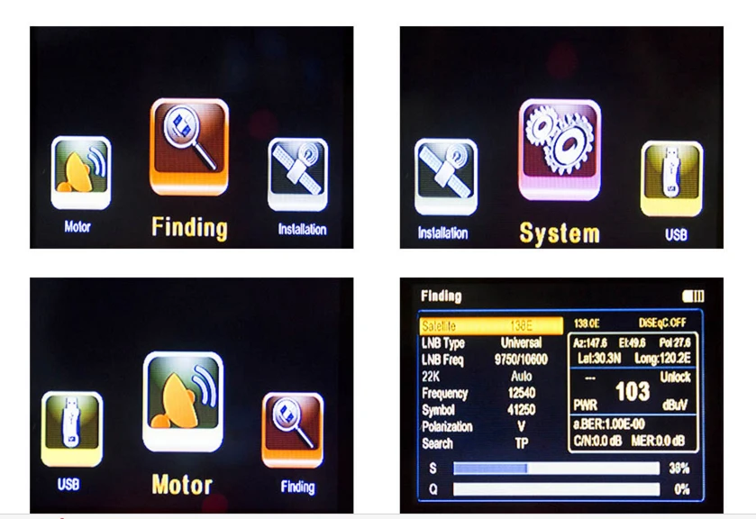 Satellite Finder SATHERO SH 400 DVB S2 сигнал satfinder 3 5 дюймов ЖК экран 8PSK 16APSK Sathero 400HD|satellite finder|signal