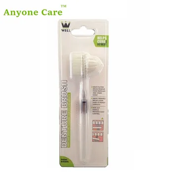 

Dual Head Denture Brush Help Cure Bad Breath Effctive FalseTooth Cleaning Brush Diff Type Hair