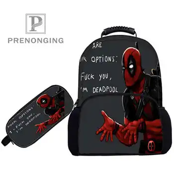 

Custom 17inch deadpool Backpacks Pen Bags 3D Printing School Women Men Travel Bags Boys Girls Book Computers Bag#1031-01-33