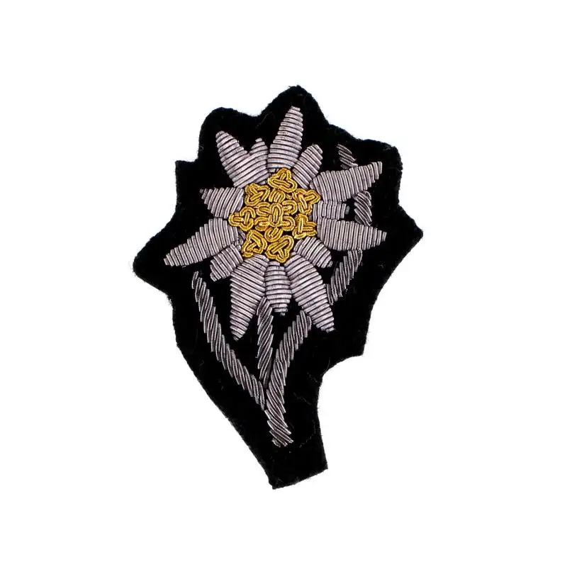 

pin on patch vintage Edelweiss beaded badge patches for clothing parches termoadhesivos para ropa stickers for clothes