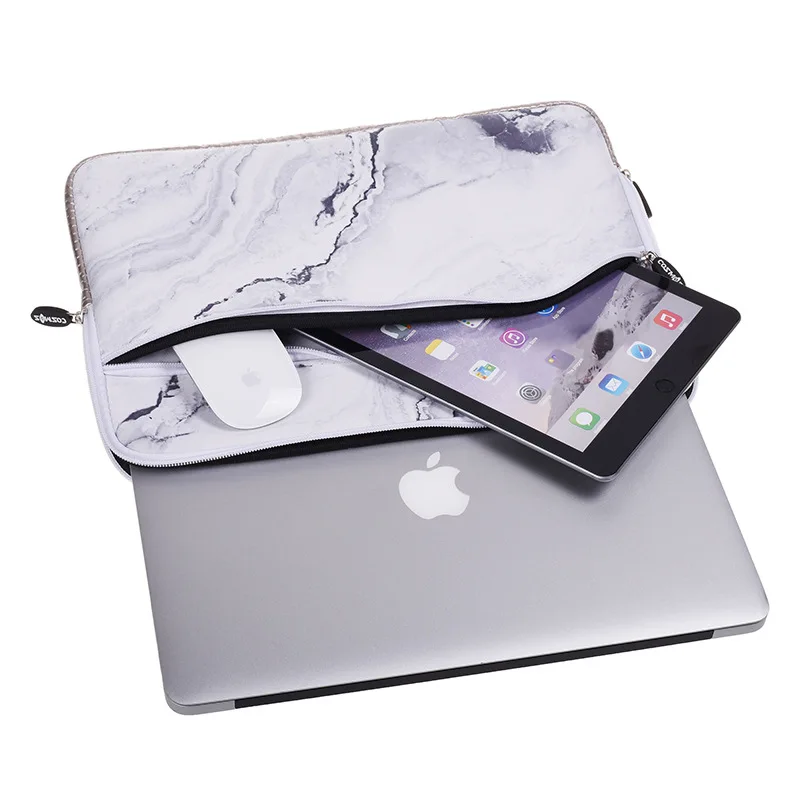 13 дюймовая сумка для ноутбука с неопреновым мраморным узором Apple Macbook Air Pro