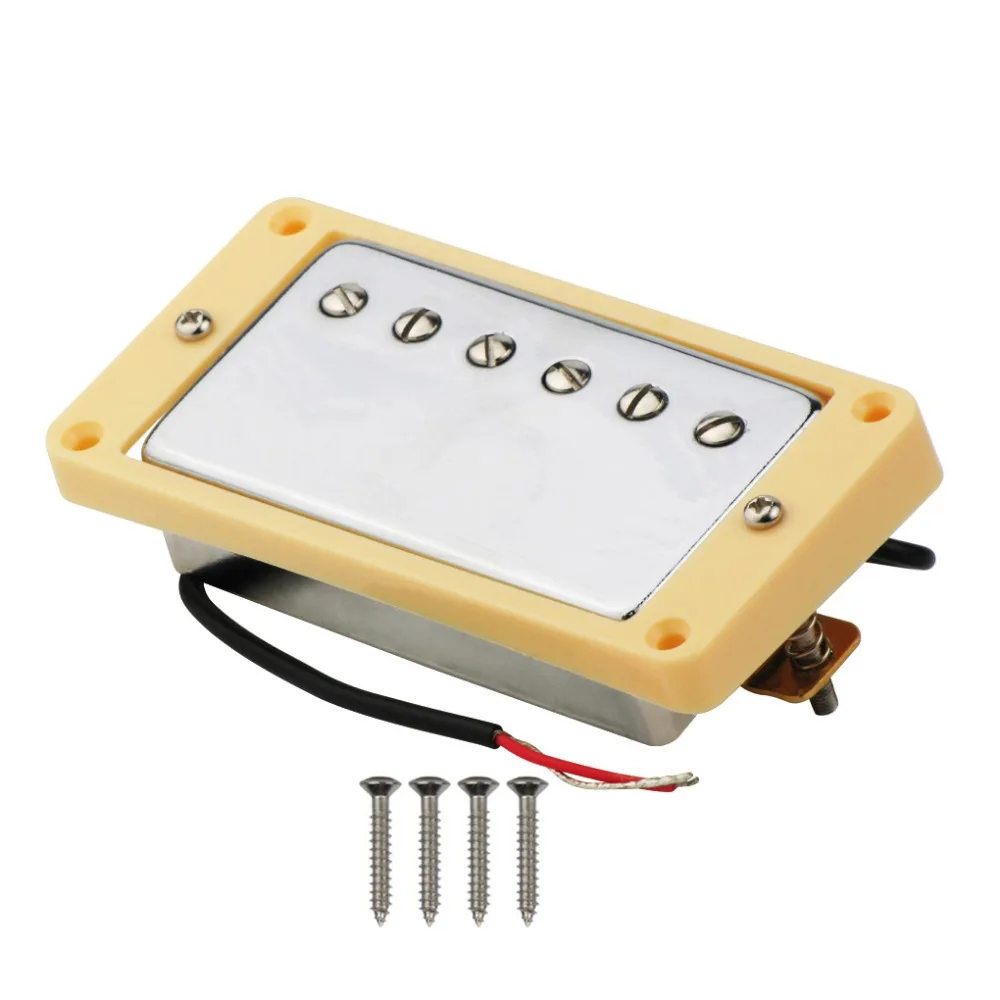 Buy FLEOR Ceramic Bridge Electric Guitar Pickup Humbucker Chrome with