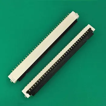 

FPC Connector Notebook Keyboard Signal Cable Socket 1.0 Pitch 34 Pin Flip Type Notebook Signal Cable Socket
