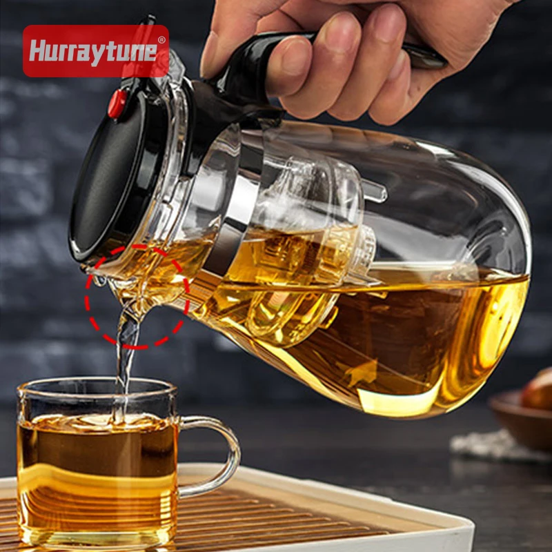 Высокое качество термостойкий стеклянный чайник 960 мл китайский чайный набор кунг-фу пуэр чайник кофе стеклянный чайник удобный офисный чайник