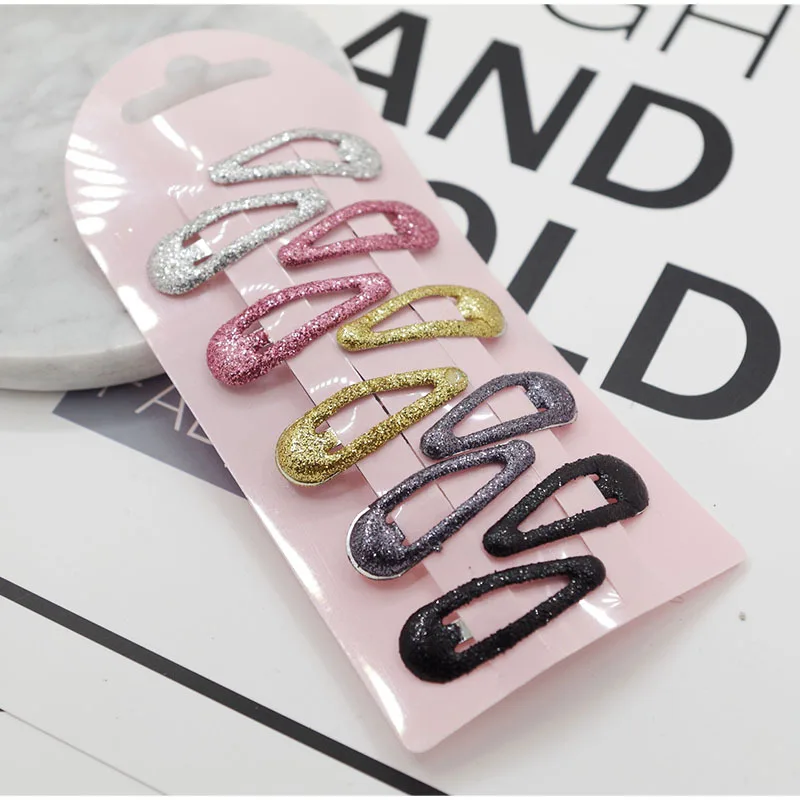 12pcs/lot High Quality Baby Bowknot Cute Printing Snap Hair Clips for Kids Solid Matal Girls accessories FQ32 | Детская одежда и