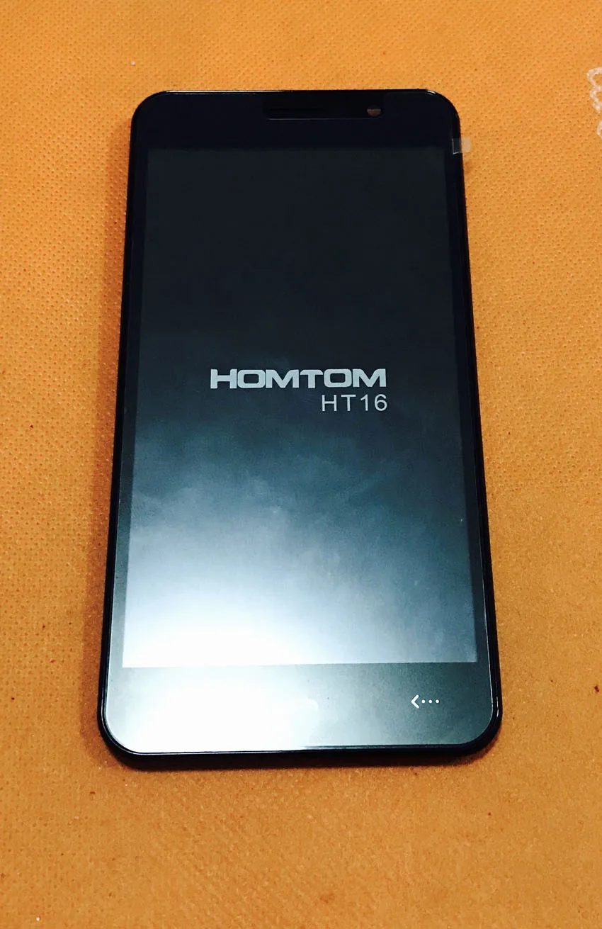 

Used Original Touch screen + LCD display + Frame for HOMTOM HT16 MT6580 Quad Core 5.0 Inch Free shipping