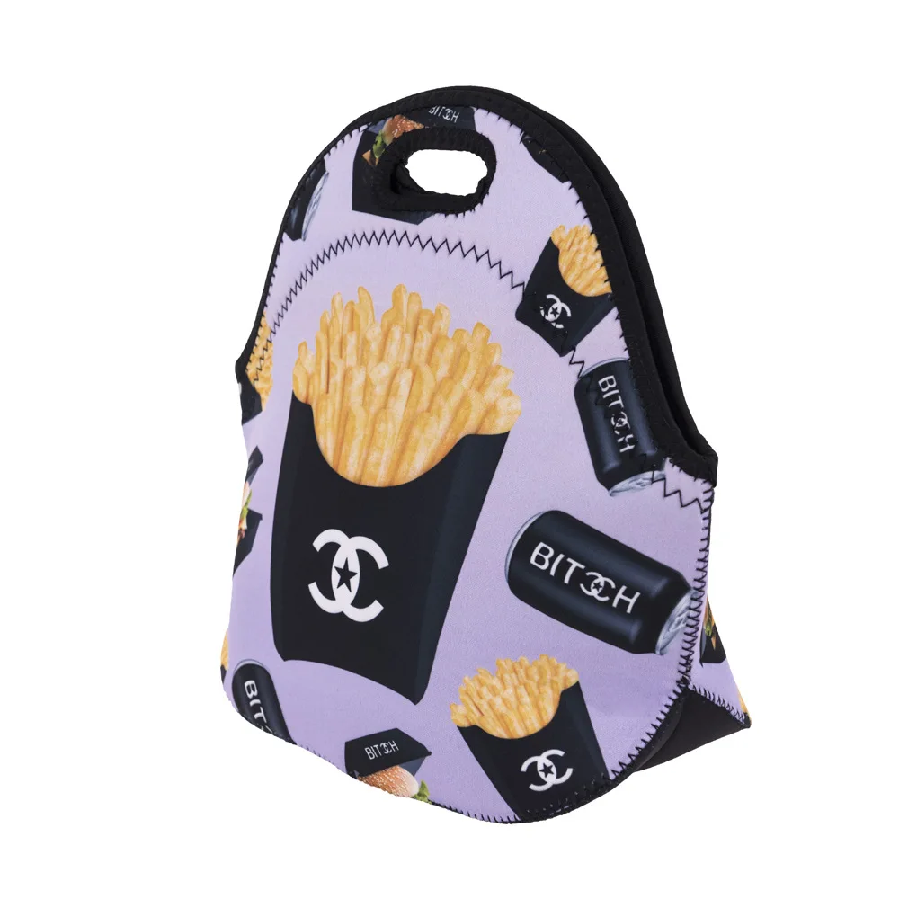 lunchbolsa com zipper cooler lancheira Gender : Women Men Boy Girl Kids Children Unisex