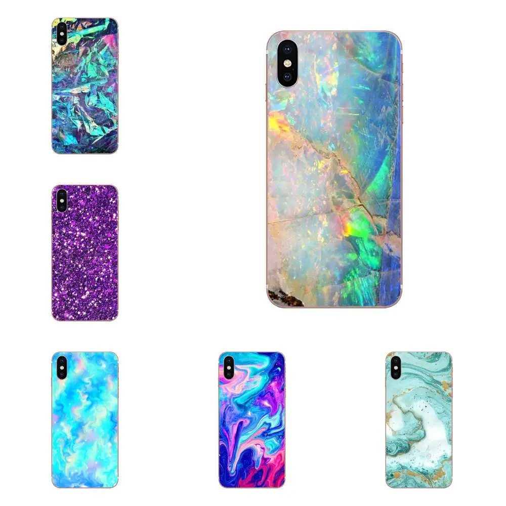 Color Pink And Aqua Marble Design For HTC 530 626 628 630 816 820 One A9 M7 M8 M9 M10 E9 U11 Moto G G2 G3 G4 G5 G6 G7 | Мобильные
