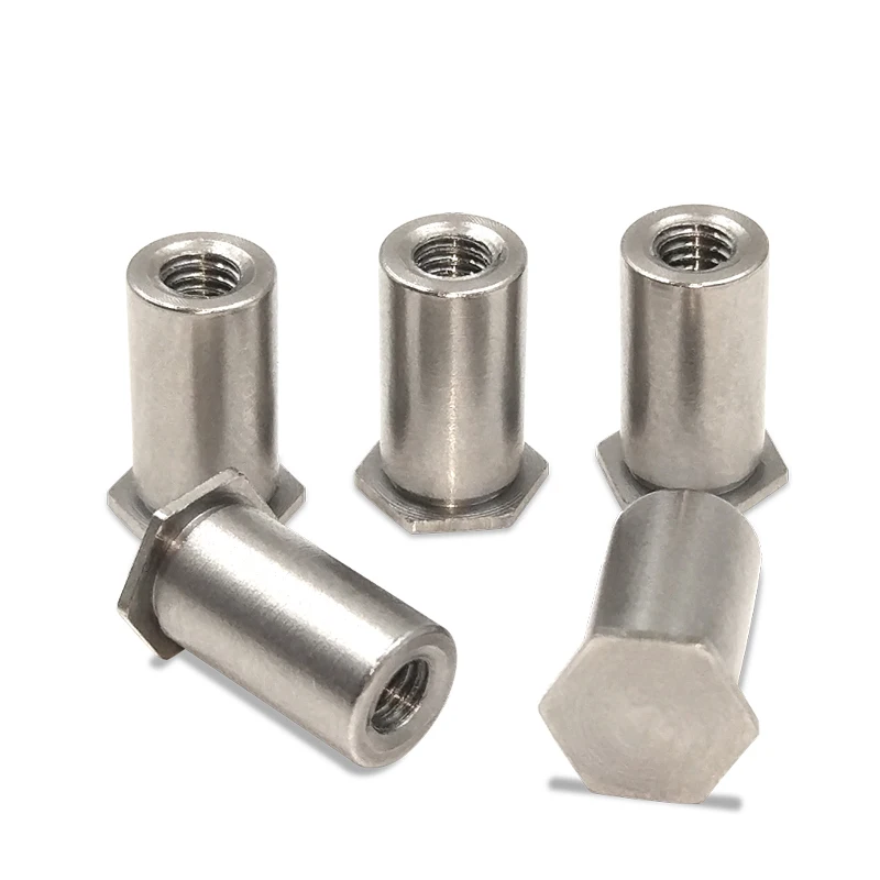 

5PCS-M4*4/5/6/7..40 304 Stainless Steel Blind Hole Pressure Riveting Stud / Pressure Riveting Stud/ Pressure Rivet Nut Column