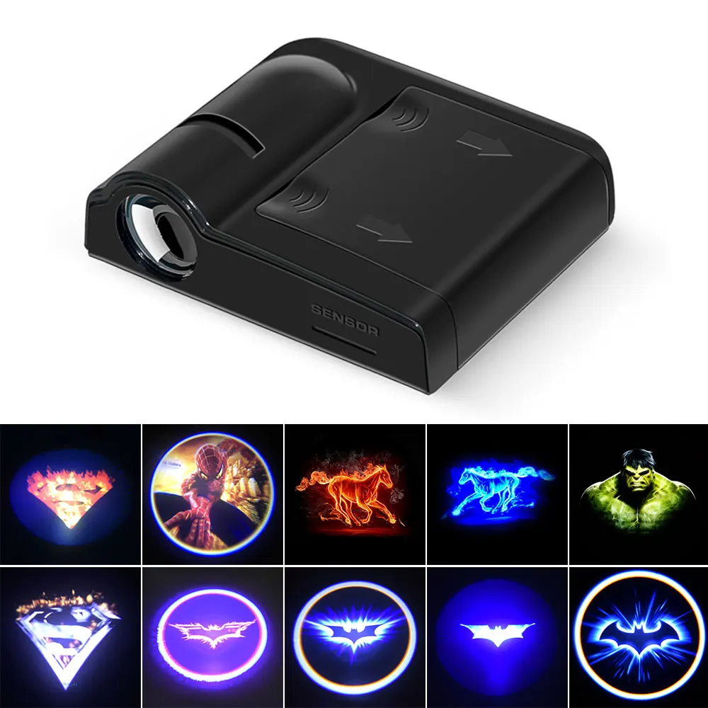 Super Cool Carton Logos Projector Light Car Door Led Welcome Lamp