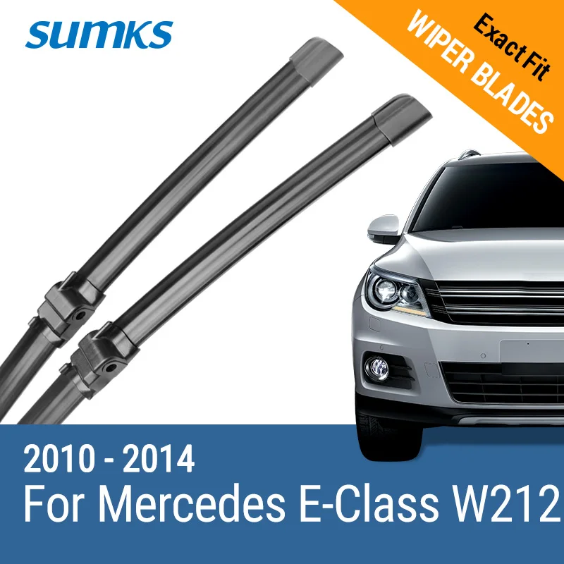 Щетки стеклоочистителя SUMKS для Mercedes E-Class W212 24 дюйма и боковые штифты 2010 2011 2012 2013 2014