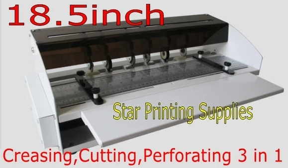 

NEW 18.5inch 470mm Electric Creaser Scorer Perforator Cutter 3in1 combo Paper Cutting Creasing Perforating machine 3 in 1