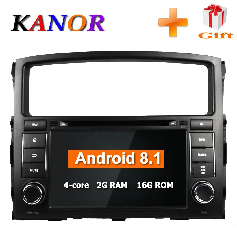 

KANOR Android 8.1 2din Car Radio For Mitsubishi Pajero 2006 2007 2008 2009 2010 2011 2012 With WIFI GPS Car Multimedia Player