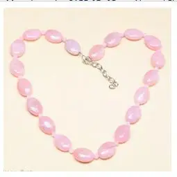 

13x18mm oval gem stone Necklace Jewelry Making Party Gems natural gem Fine Bridal wide Jewelry Gift