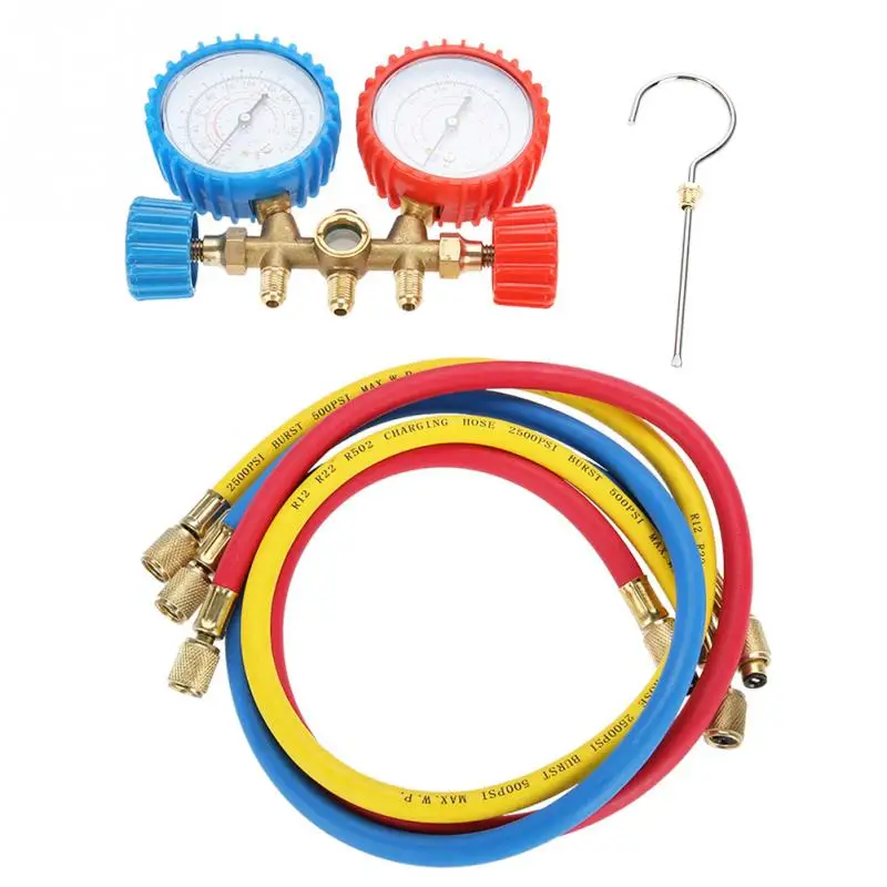 Refrigerant Air Conditioning Tools AC Diagnostic Manifold Gauge Set W