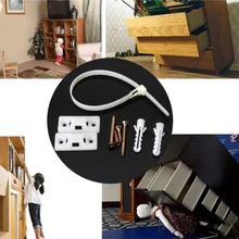 1 комплект Детские ремни безопасности анти-наконечники крепежные ремни, защита от опрокидывания замок Защита для плоского телевизора и мебели