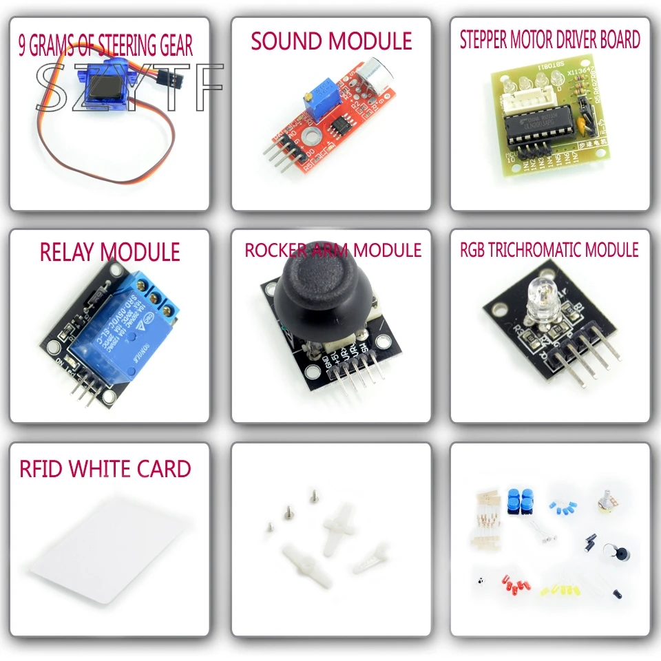 RFID стартовый набор для Arduino UNO R3 обновленная версия Обучающий набор lcd 1602 с розничной коробкой