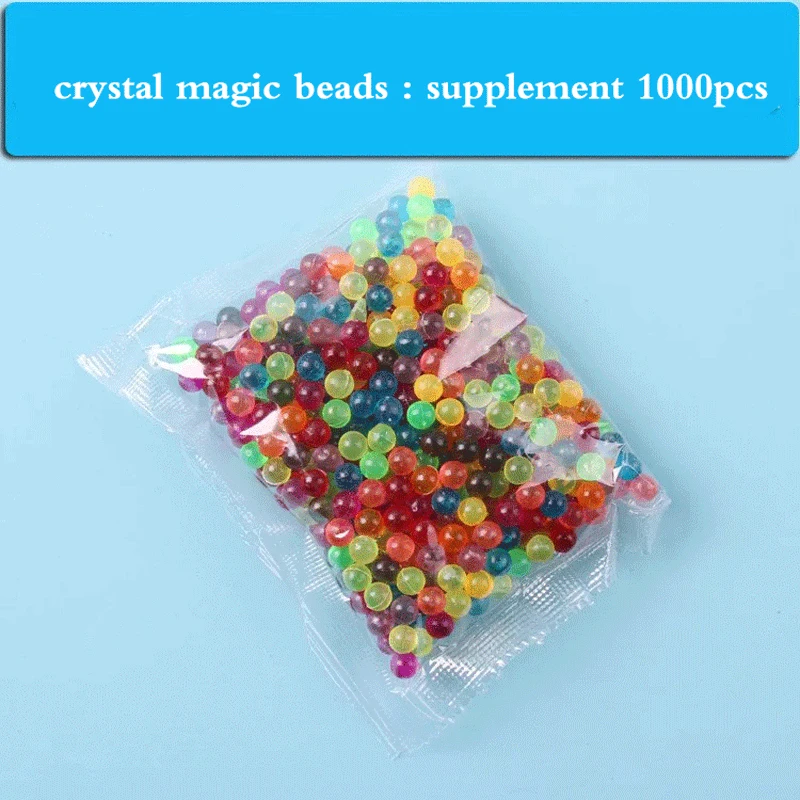 Mix Colors 6000pcs 5mm Aqua Molds Perlen Magic Water Spray Beads Children 3D Aqua Toys Set Educational Kids Toys Arts Craft