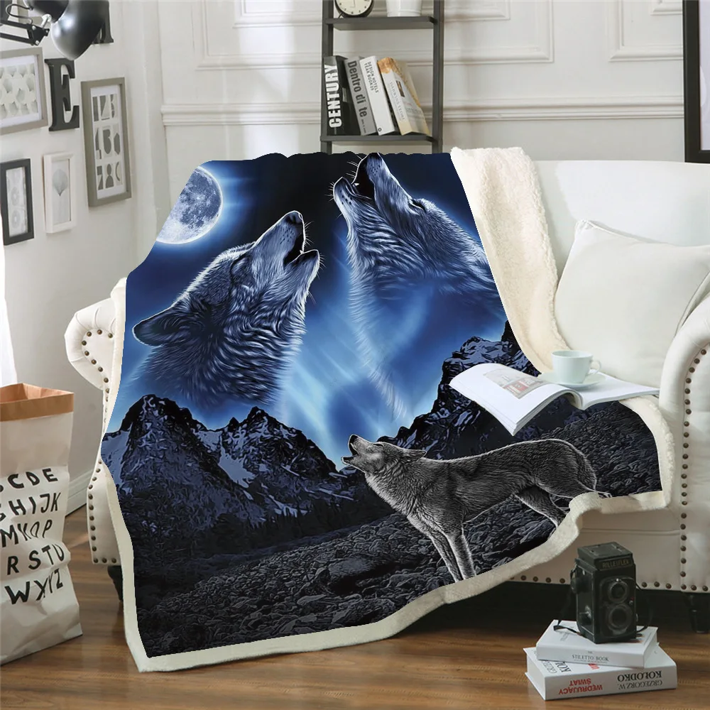 

Sofa cushion Yoga mat Blanket Air Conditioner Is Thickened Double-layer Plush 3D Digital Printed Blanket Net Red Leaves Series