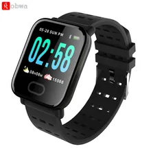 

KOBWA A6 Smart Watch Heart Rate Monitor Sport Fitness Tracker Blood Pressure Call Reminder Men Watch for iOS Android Gift