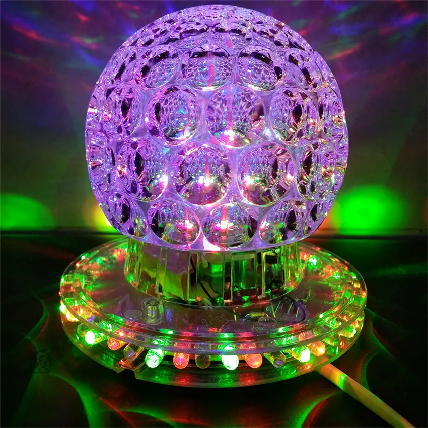 ZjRight New Crystal magic ball LED Christmas lights auto Rotating RGB projector dj bar disco Halloween decor holiday party light ZjRight New Crystal magic ball LED Christmas lights auto Rotating RGB projector dj bar disco Halloween decor holiday party light