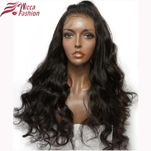 Dream Beauty 180% Density Pre Plucked Full Lace Human Hair Wigs With Baby Hair Brazilian Non-Remy hair For Black Women